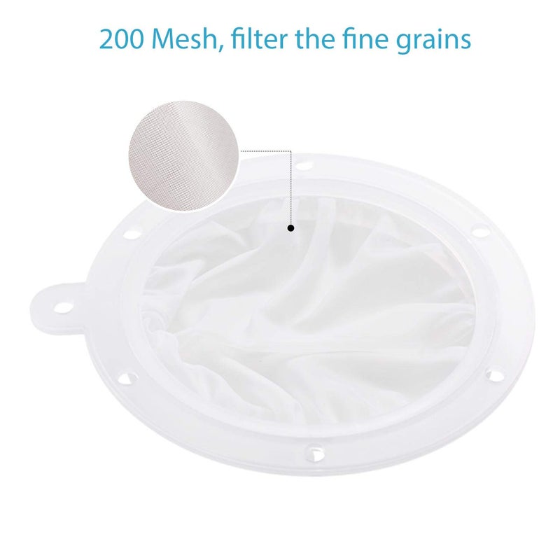 Toncoo 5.5-Inch Premium Food Filter Strainer, 200 Mesh Food Grade Filter Mesh, Tritan BPA Free Strainer Compatible with 5 Inch Kitchen Funnels, Ideal for Filtering Coffee, Juice, Oils, Wine, Soy Milk - Image 3